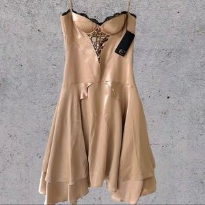 Just Cavalli Champagne Silk Fairy Dress